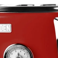 Haden Dorset 4-Slice Stainless Steel Toaster | Red 13 Haden Dorset 4-Slice Stainless Steel Toaster | Red -Cuisinart Shop 75040 dorset toaster detail3