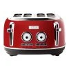 Haden Dorset 4-Slice Stainless Steel Toaster | Red -Cuisinart Shop 75040 dorset toaster front