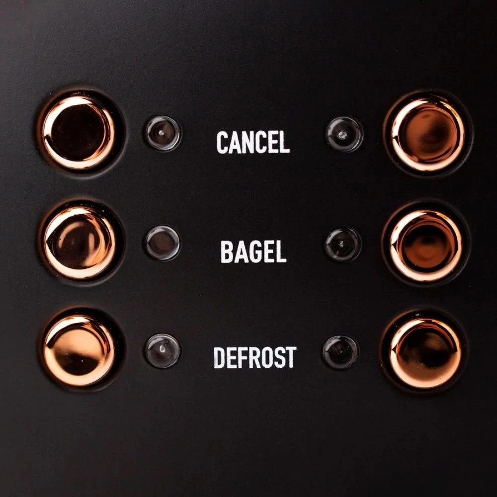 Haden Heritage 4-Slice Toaster | Black And Copper 8 Haden Heritage 4-Slice Toaster | Black And Copper - Image 6
