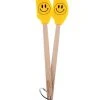 Tovolo Set Of 2 Mini "Spatulart" Smiley Face Spatulas 1 Tovolo Set Of 2 Mini "Spatulart" Smiley Face Spatulas -Cuisinart Shop 80 6252 tovolo smiley face mini spatulart