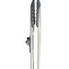 Tovolo Silicone-Tipped Locking Tongs (Charcoal) -Cuisinart Shop 81 9837 tovolo silicone tipped locking tongs