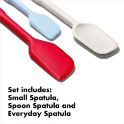 OXO 3-Piece Silicone Spatula Set -Cuisinart Shop 8136pzvawfl. ac sl1500