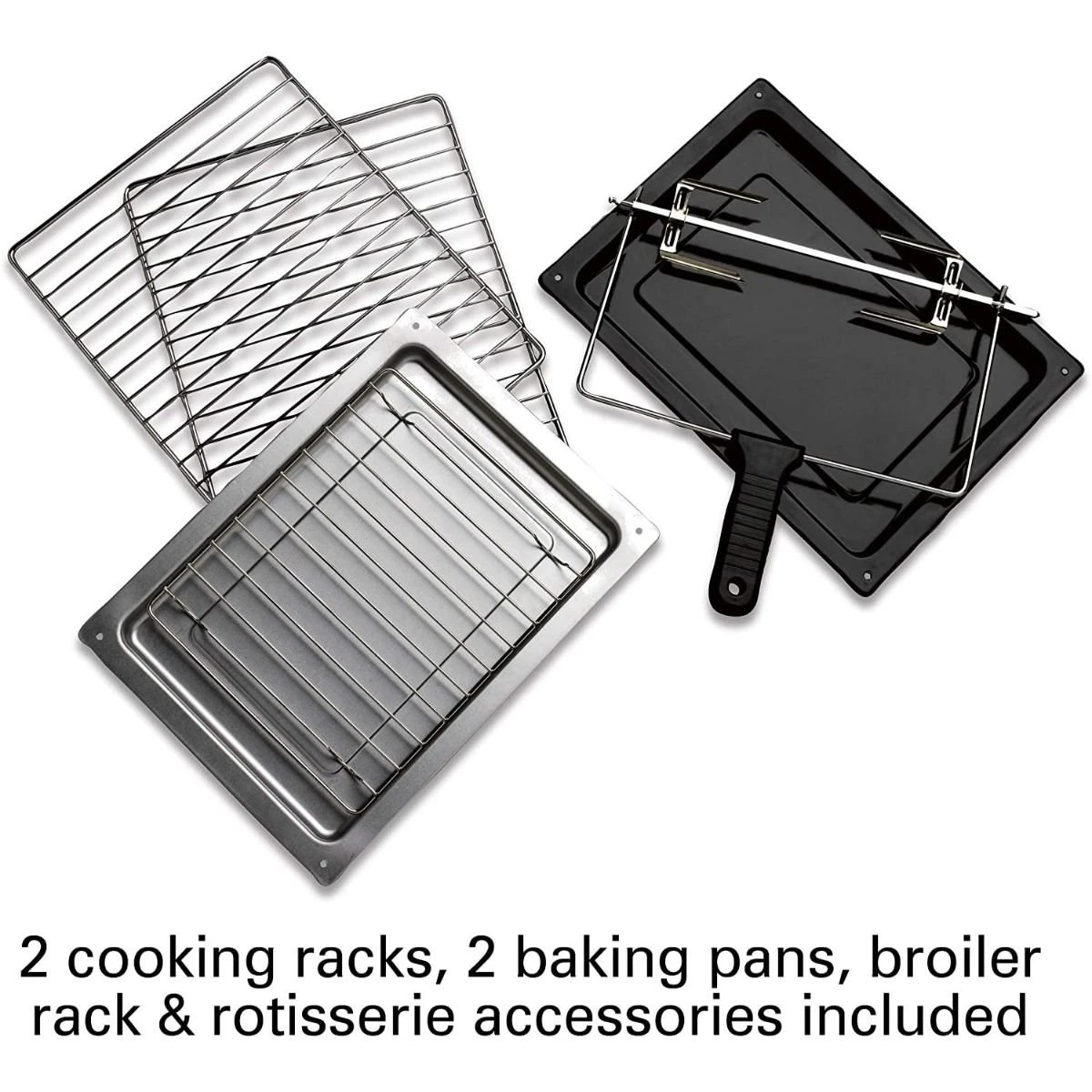 Hamilton Beach Home Hamilton Beach Countertop Oven With Convection & Rotisserie | Black & Stainless 8 Hamilton Beach Home Hamilton Beach Countertop Oven With Convection & Rotisserie | Black & Stainless - Image 6