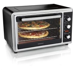 Hamilton Beach Home Hamilton Beach Countertop Oven With Convection & Rotisserie | Black & Stainless