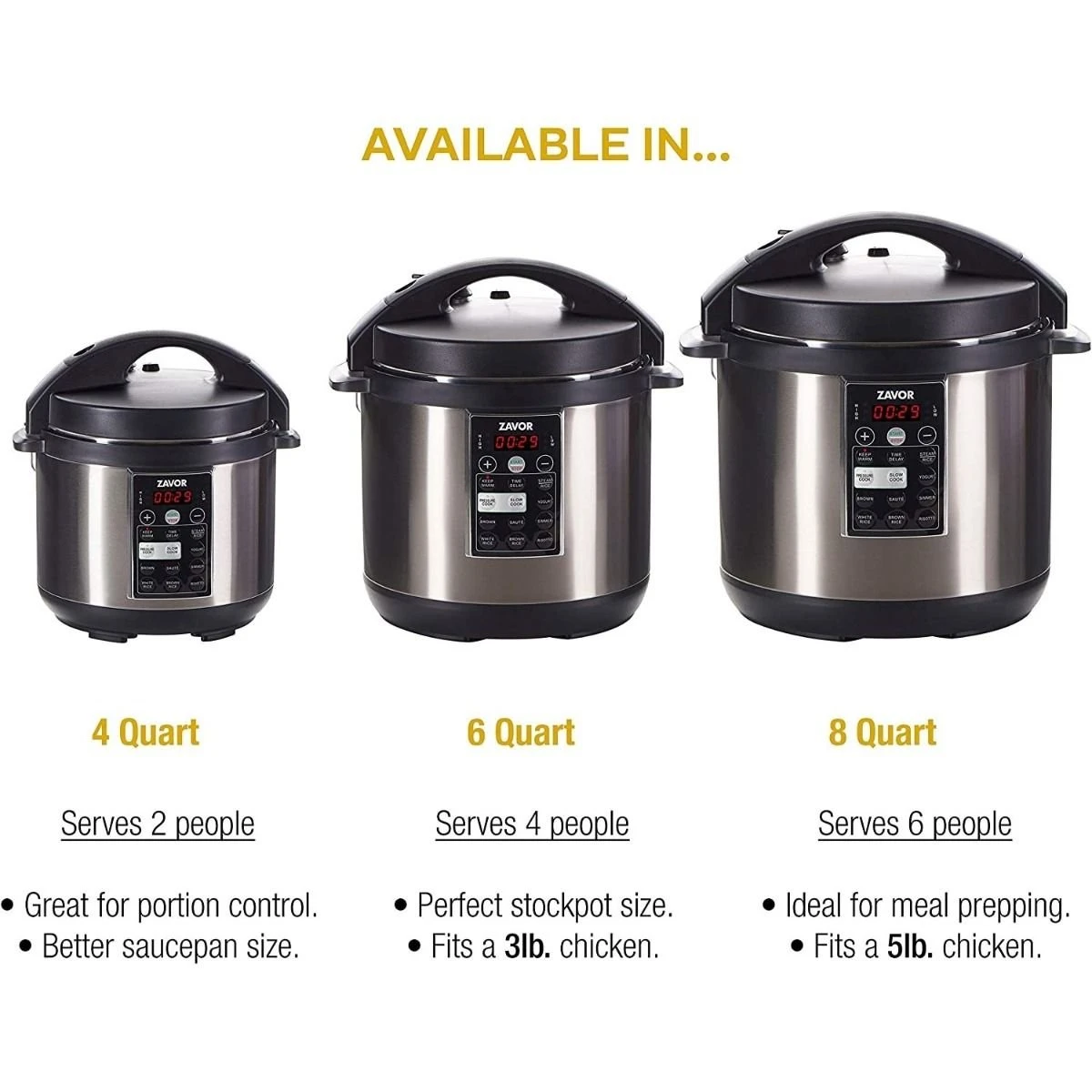 Zavor LUX™ Multi-Cooker | 8 Qt. 7 Zavor LUX™ Multi-Cooker | 8 Qt. - Image 5
