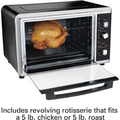 Hamilton Beach Home Hamilton Beach Countertop Oven With Convection & Rotisserie | Black & Stainless 11 Hamilton Beach Home Hamilton Beach Countertop Oven With Convection & Rotisserie | Black & Stainless -Cuisinart Shop 81cijfnv0vl. ac sl1500
