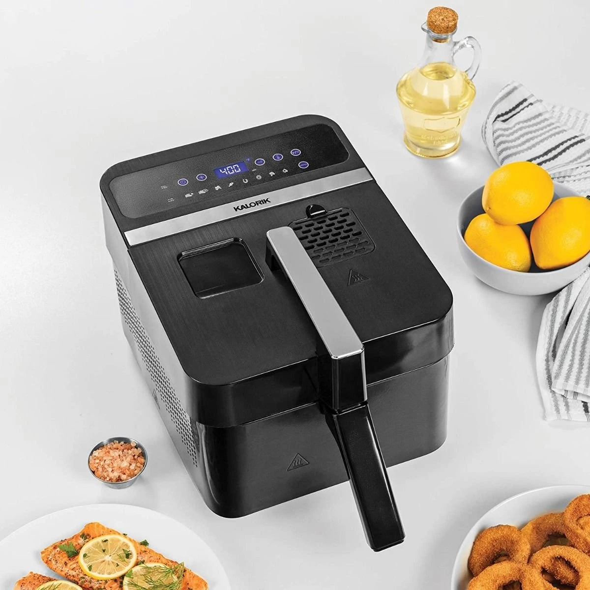 Kalorik 2-in-1 Digital Air & Deep Fryer | Black 10 Kalorik 2-in-1 Digital Air & Deep Fryer | Black - Image 8