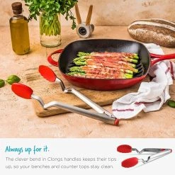 Dreamfarm 12" Clongs Silicone Tongs | Red 15 Dreamfarm 12" Clongs Silicone Tongs | Red -Cuisinart Shop 81qhdceuyql. ac sl1500