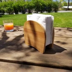 Lipper International Napkin Holder | Bamboo -Cuisinart Shop 8861 lfs picnic table