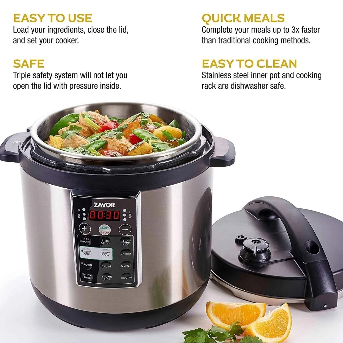 Zavor LUX™ Multi-Cooker | 8 Qt. 4 Zavor LUX™ Multi-Cooker | 8 Qt. - Image 2