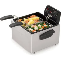 Presto® 5 Qt. Stainless Steel Dual Basket ProFry® Immersion Element Deep Fryer -Cuisinart Shop 91tizuyzdwl. ac sl1500