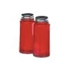 Mosser Glass Panel Salt And Pepper Shakers | Red 2 Mosser Glass Panel Salt And Pepper Shakers | Red -Cuisinart Shop 930r