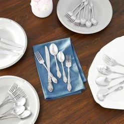 Oneida 18/0 Stainless Steel 45-Piece Flatware Set | Wordsworth -Cuisinart Shop a1 spjyufxs. ac sl1500