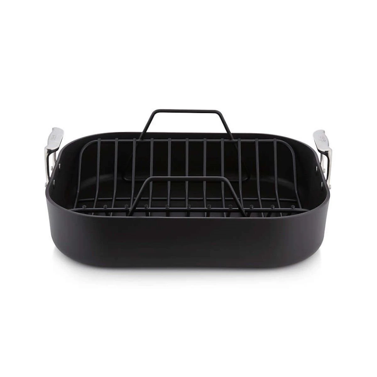 All-Clad HA1 Hard Anodized Nonstick Roaster & Rack | 13.6" X 16" 3 All-Clad HA1 Hard Anodized Nonstick Roaster & Rack | 13.6" X 16"