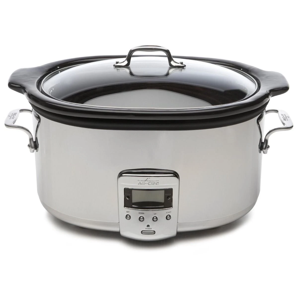 All-Clad Slow Cooker With Black Ceramic Insert | 6.5 Qt. 3 All-Clad Slow Cooker With Black Ceramic Insert | 6.5 Qt.