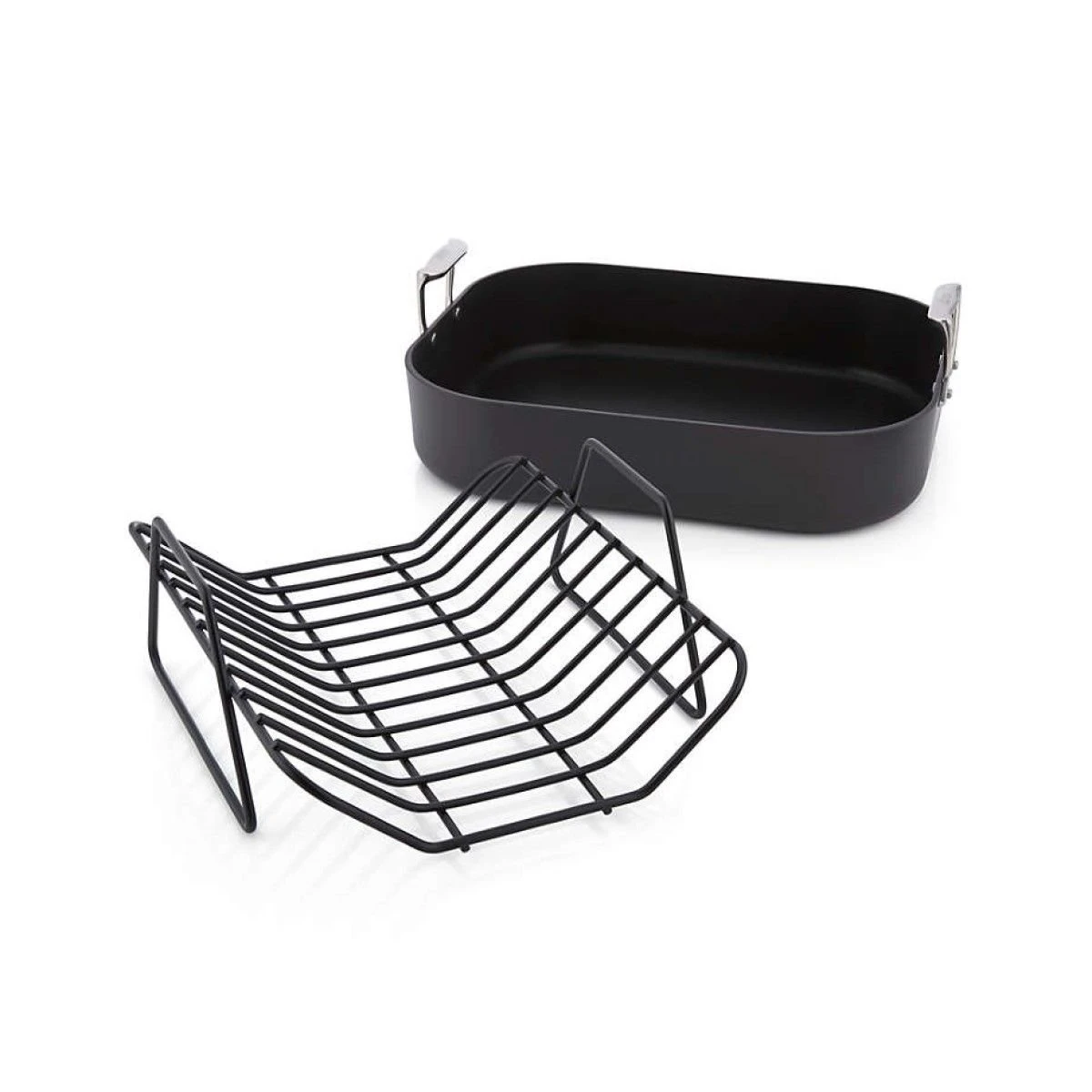 All-Clad HA1 Hard Anodized Nonstick Roaster & Rack | 13.6" X 16" 4 All-Clad HA1 Hard Anodized Nonstick Roaster & Rack | 13.6" X 16" - Image 2