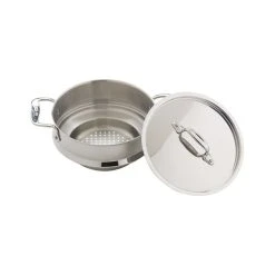All-Clad Stainless Steel All-Purpose Food Steamer & Lid | 3 Qt. 9 All-Clad Stainless Steel All-Purpose Food Steamer & Lid | 3 Qt. -Cuisinart Shop allcladssunivrsteamerwlidav