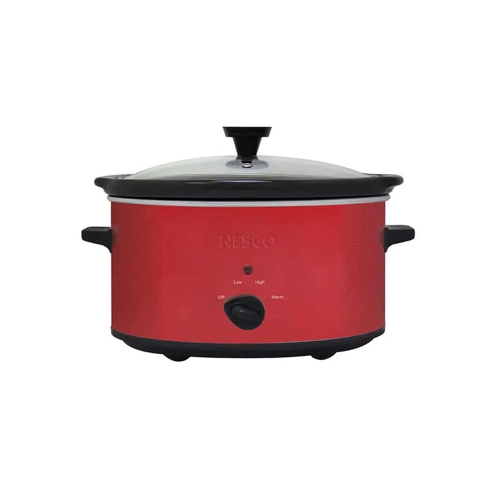 Nesco / American Harvest Nesco 6-Quart Slow Cooker | Red Metallic 3 Nesco / American Harvest Nesco 6-Quart Slow Cooker | Red Metallic