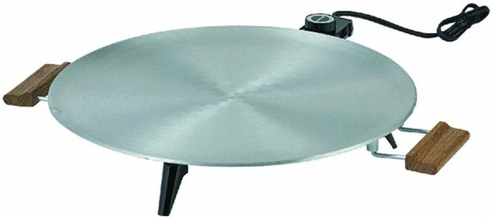 Bethany Housewares Heritage Grill / Lefse Griddle - Satin Aluminum 5 Bethany Housewares Heritage Grill / Lefse Griddle - Satin Aluminum - Image 3