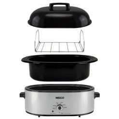 Nesco / American Harvest Nesco 18-Quart Roaster | Silver -Cuisinart Shop black mwr exploded view