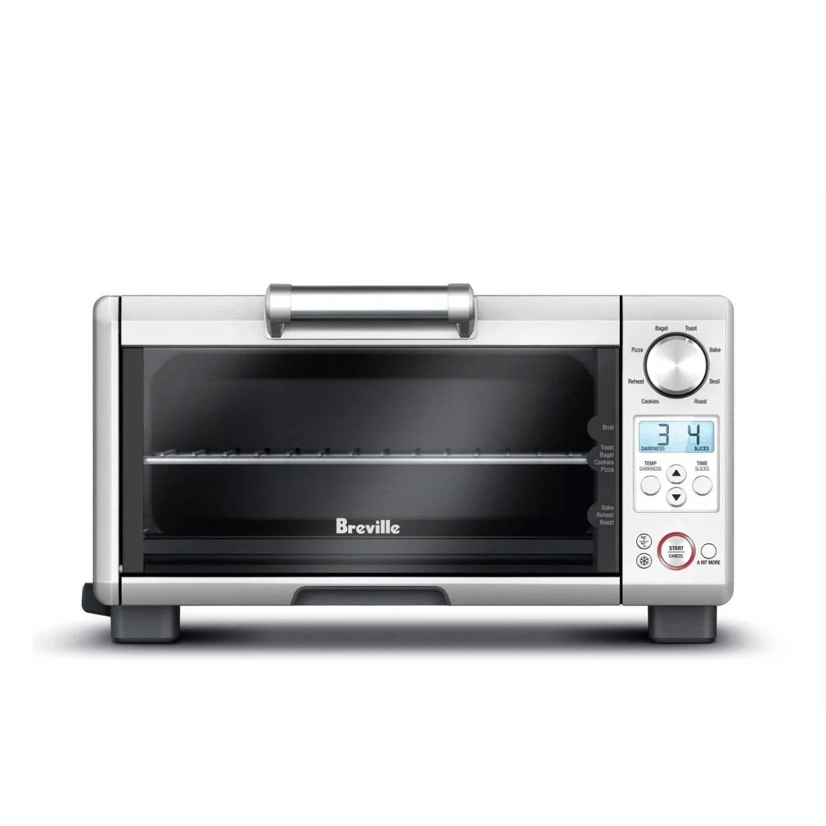 Breville The Mini Smart Oven With Element IQ Countertop Toaster Oven | Brushed Stainless Steel 3 Breville The Mini Smart Oven With Element IQ Countertop Toaster Oven | Brushed Stainless Steel
