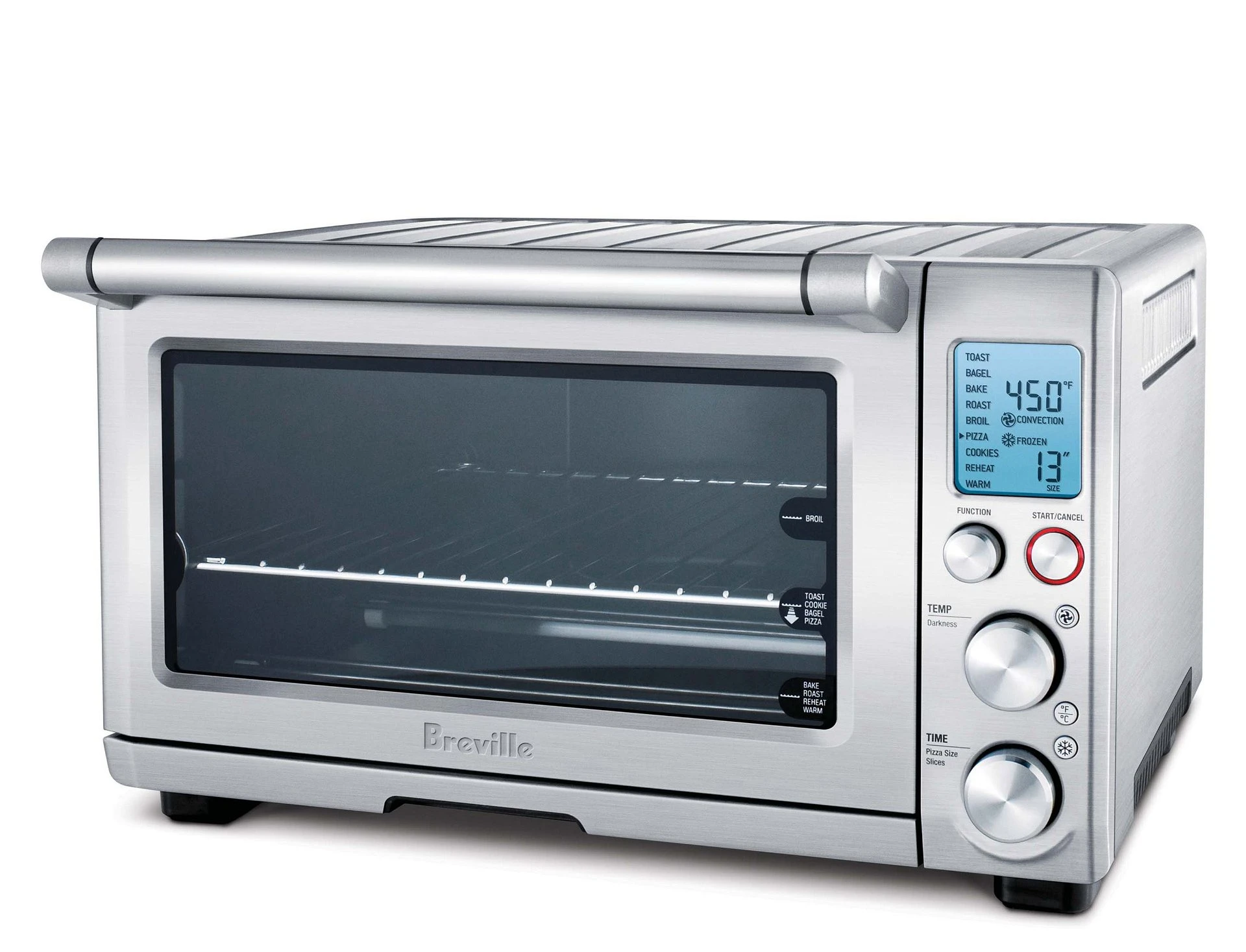 Breville The Smart Oven With Element IQ Convection Countertop Toaster Oven | Brushed Stainless Steel 3 Breville The Smart Oven With Element IQ Convection Countertop Toaster Oven | Brushed Stainless Steel