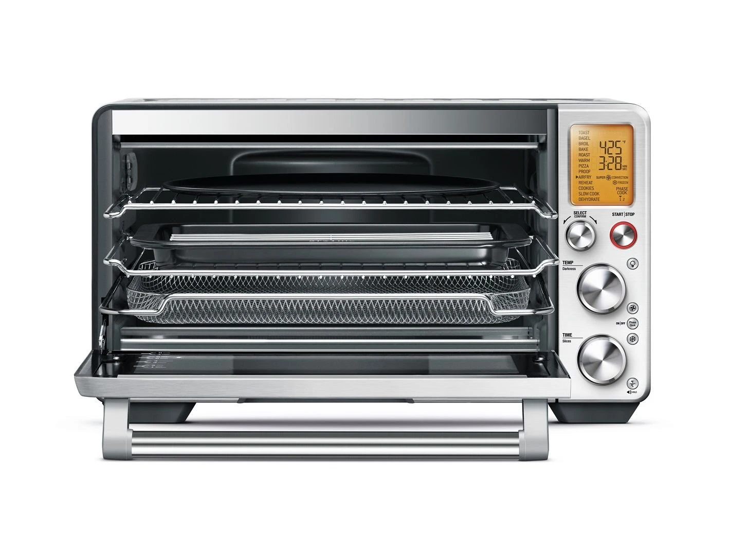 Breville The Smart Oven Air Fryer Pro With Element IQ Convection Countertop Toaster Oven | Brushed Stainless Steel 4 Breville The Smart Oven Air Fryer Pro With Element IQ Convection Countertop Toaster Oven | Brushed Stainless Steel - Image 2