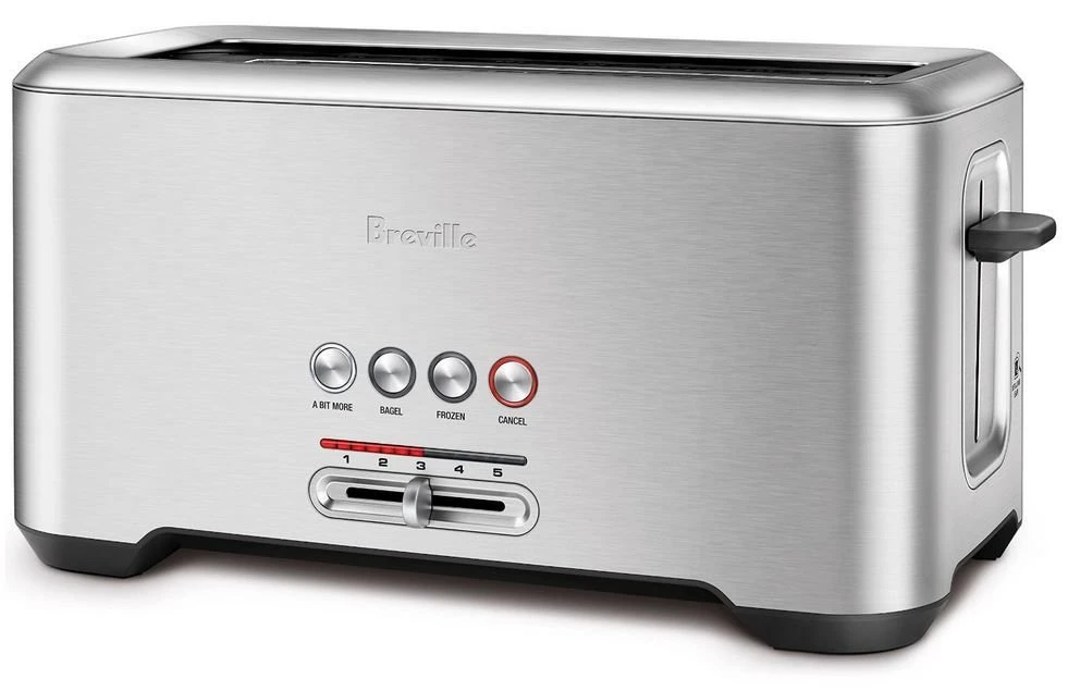 Breville The A Bit More 4-Slice Toaster | Brushed Stainless Steel 4 Breville The A Bit More 4-Slice Toaster | Brushed Stainless Steel - Image 2