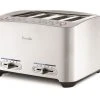Breville Die-Cast 4-Slice Smart Toaster | Brushed Stainless Steel -Cuisinart Shop bta840xl hero 2