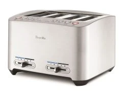 Breville Die-Cast 4-Slice Smart Toaster | Brushed Stainless Steel