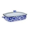 Golden Rabbit Enamelware 16" X 12.5" Roasting Pan With Lid | Cobalt Swirl -Cuisinart Shop cb15 b3c20b51 bd60 4682 b65a e41cc2a58851