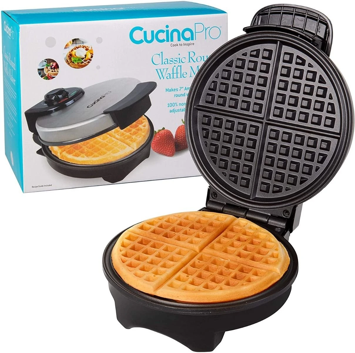Cucina Pro CucinaPro Classic Round American Waffle Maker 4 Cucina Pro CucinaPro Classic Round American Waffle Maker - Image 2
