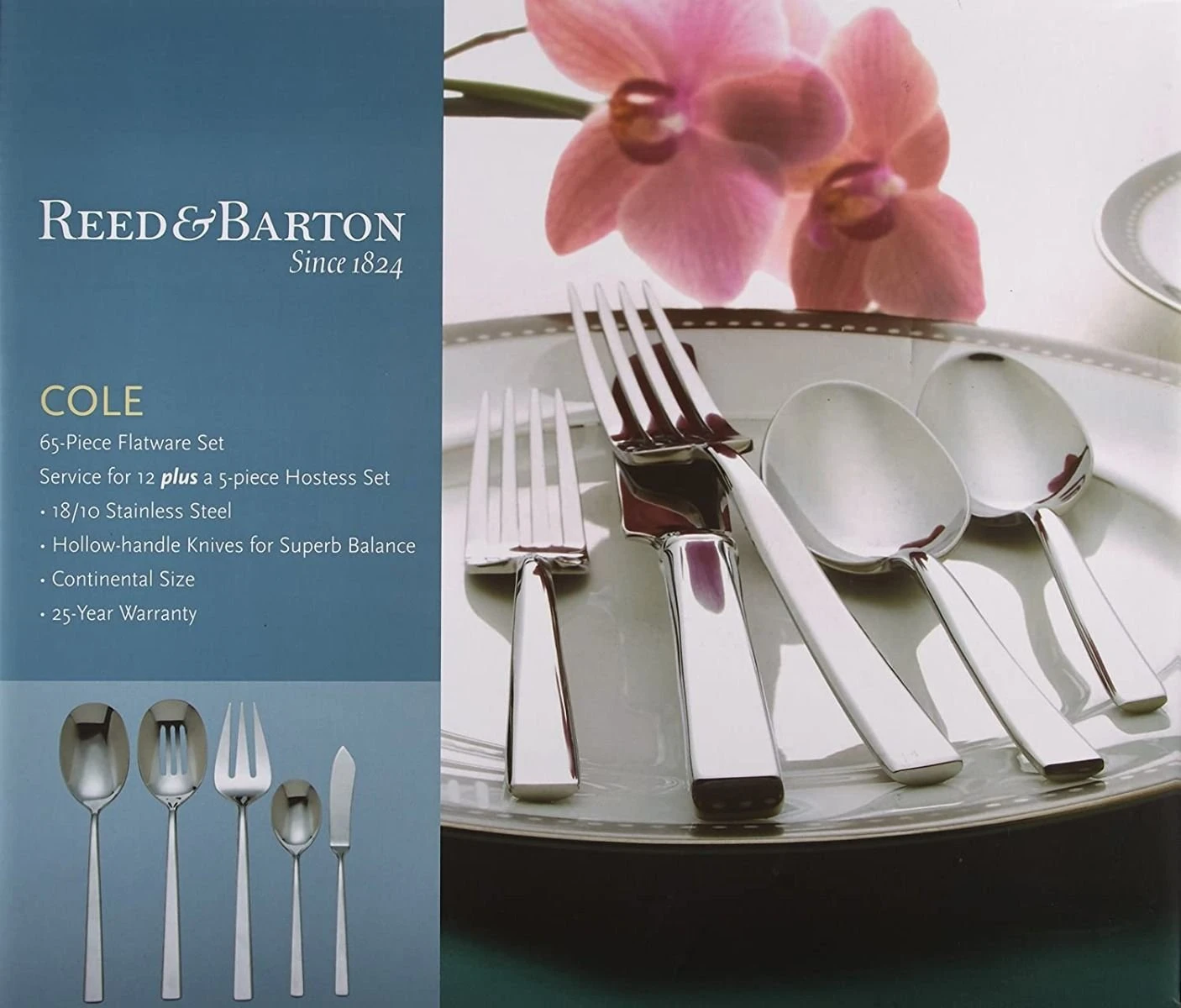 Reed & Barton Legacy Collection - 65 Piece Cole Flatware Set 7 Reed & Barton Legacy Collection - 65 Piece Cole Flatware Set - Image 5