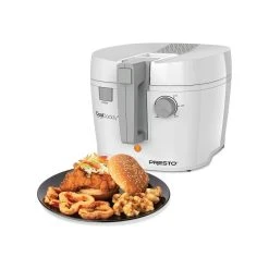 Presto® CoolDaddy® Cool-Touch Deep Fryer With Removable Bucket | 2 Qt. - White -Cuisinart Shop cooldaddywhite3