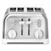 Cuisinart 4-Slice Classic Toaster | White & Stainless Steel -Cuisinart Shop cpt 180w cuisinart 4 slice white and stainless toaster 1