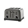 Cuisinart 4-Slice Classic Metal Toaster | Black & Brushed Stainless Steel 2 Cuisinart 4-Slice Classic Metal Toaster | Black & Brushed Stainless Steel -Cuisinart Shop cpt180bks left