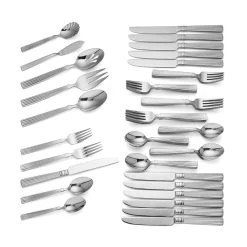 Reed & Barton Legacy Collection - 65 Pc Crescendo II Flatware Set -Cuisinart Shop crescendo1