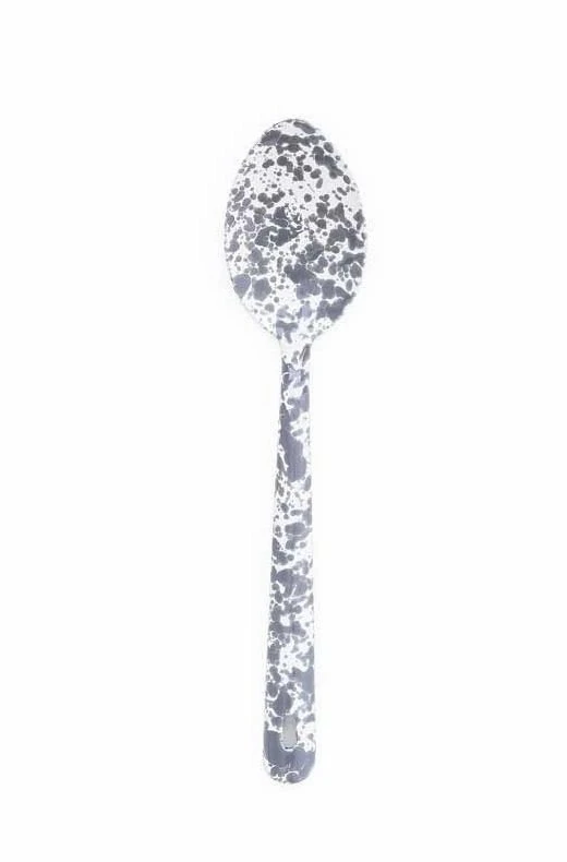 Crow Canyon Home Crow Canyon Enameled Serving Spoon Grey Marble 3 Crow Canyon Home Crow Canyon Enameled Serving Spoon Grey Marble