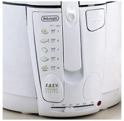 DeLonghi De'Longhi Deep Fryer - Cool Touch Deep Fryer 2.2 Lb Oil Drain - White -Cuisinart Shop delonghi deep fryer cool touch d677ux popup