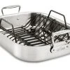 All-Clad Stainless Steel Roaster With Rack | Large - 16" X 13" 1 All-Clad Stainless Steel Roaster With Rack | Large - 16" X 13" -Cuisinart Shop e752c264 stainless steel roaster w rack 16 x 13 1