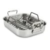 All-Clad Stainless Steel Roaster With Rack | Small - 14" X 11"