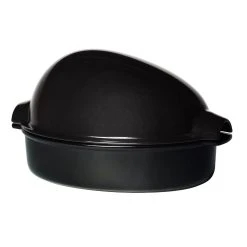 Emile Henry 4.5 Qt. Large Roaster | Charcoal