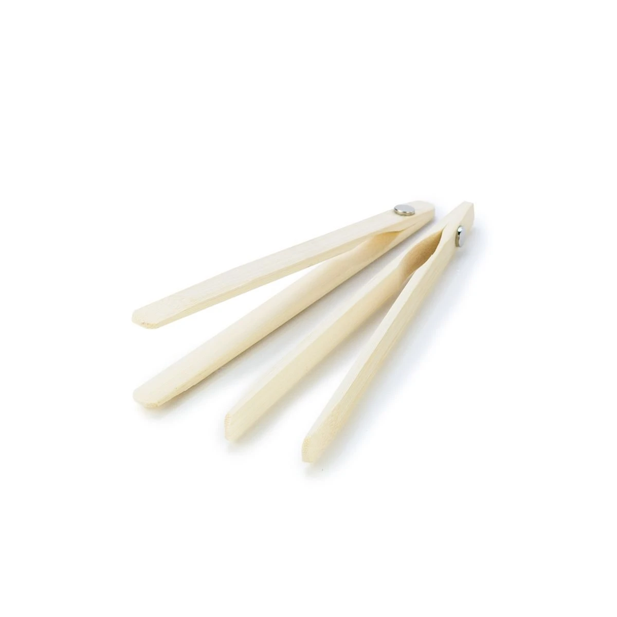 Norpro Bamboo Toast Tongs With Magnet | Set Of 2 3 Norpro Bamboo Toast Tongs With Magnet | Set Of 2