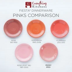Fiesta® Salt & Pepper Set | Peony -Cuisinart Shop fiesta pink comparison chart square 54