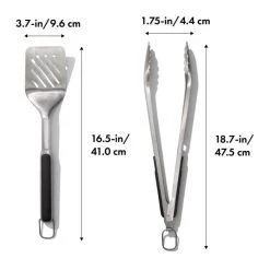 OXO Grilling Turner & Tong Set 15 OXO Grilling Turner & Tong Set -Cuisinart Shop gg 11320200 8dim 1
