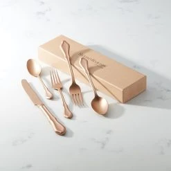 Reed & Barton 20-Piece Flatware Set | Hampden Rose -Cuisinart Shop hampden4 1