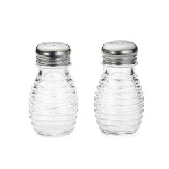TableCraft 2oz Salt & Pepper Shakers | Beehive Glass