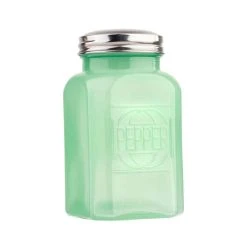 TableCraft Jadeite Glass Collection 6oz Pepper Shaker