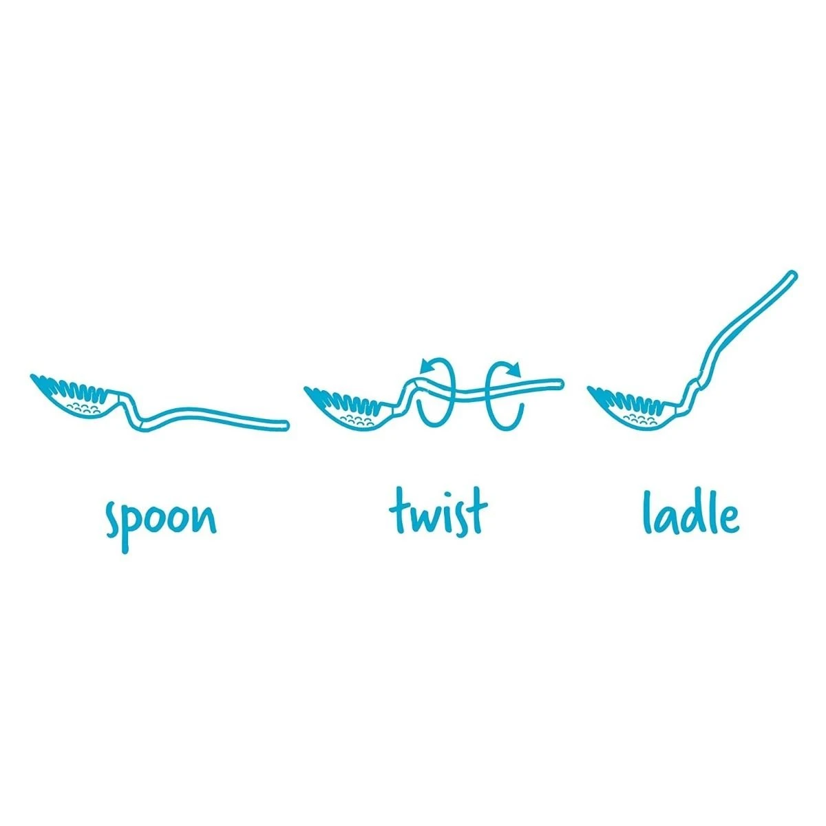 Dreamfarm Holey Spadle Slotted Spoon/Ladle | Dreamfarm Blue 8 Dreamfarm Holey Spadle Slotted Spoon/Ladle | Dreamfarm Blue - Image 6