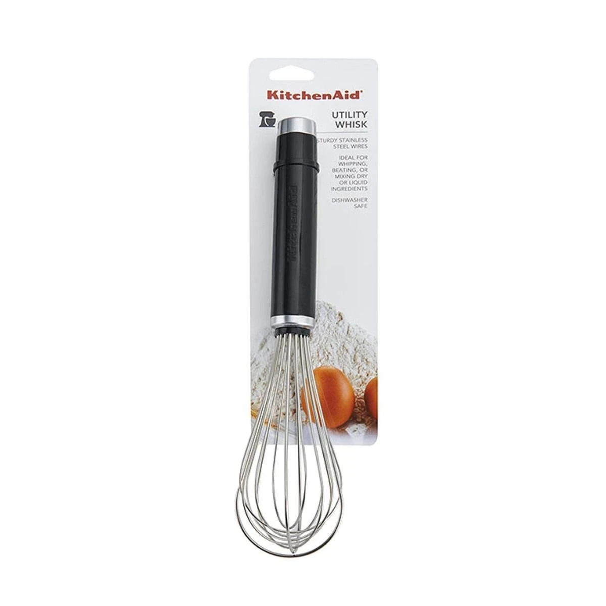 KitchenAid Non-Electrics KitchenAid Classic Utility Whisk | Black 5 KitchenAid Non-Electrics KitchenAid Classic Utility Whisk | Black - Image 3